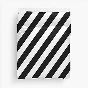 Black and White Striped Duvet Cover