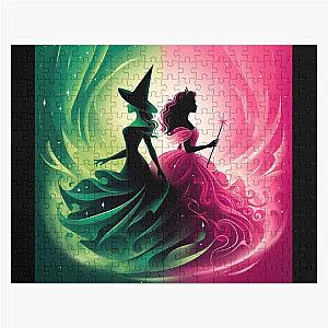 Elphaba and Glinda Wicked Musical Defying Gravity Jigsaw Puzzle