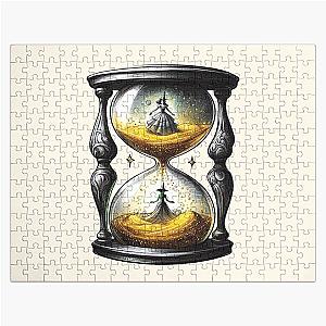Elphaba and Glinda Wicked Musical Time's Up Jigsaw Puzzle