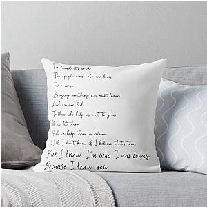 For the Wicked Broadway Musical Throw Pillow