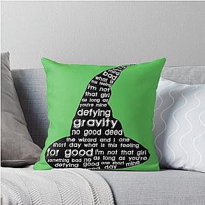 Wicked Elphaba Throw Pillow
