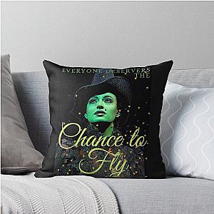 Wicked the musical Throw Pillow becomes 
Wicked the Throw Pillow