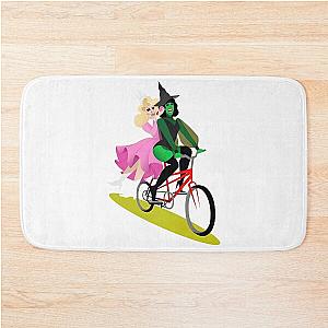 Funny Wicked Riding Bicycle Bath Mat