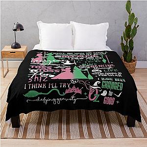 Wicked Defy Gravity Throw Blanket