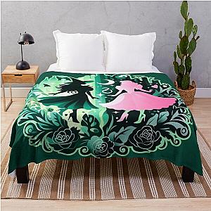Elphaba and Glinda Wicked Musical Throw Blanket
