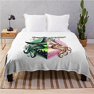 Wicked Glinda Elphaba Throw Blanket