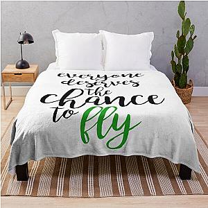 Everyone deserves to fly - Wicked Throw Blanket