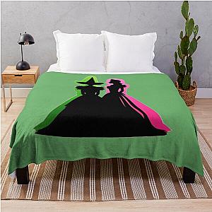 Elphaba and Glinda Wicked the Musical Throw Blanket