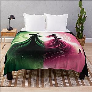 Elphaba & Glinda Wicked Musical Defying Gravity Throw Blanket