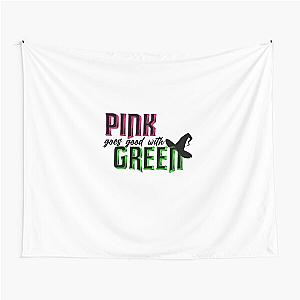 Pink and green Wicked Tapestry