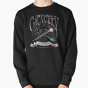 Wicked Defying Gravity Crewneck Sweatshirt, Pink And Green Changed For Good Musica Pullover