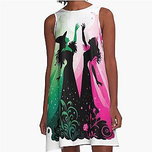 Elphaba & Glinda Wicked Musical A-Line Dress