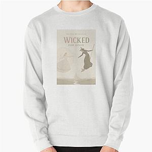 Wicked For Good Minimalist Design Neutral Elphaba Pullover Sweatshirt