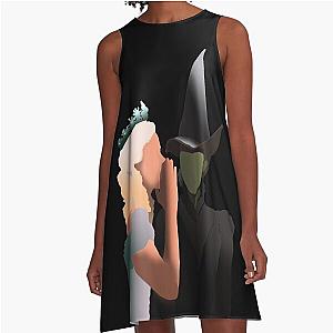 Glinda and Elphaba Wicked A-Line Dress