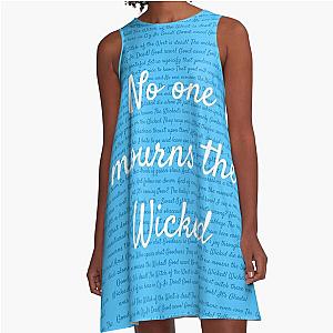 No one mourns the wicked dress