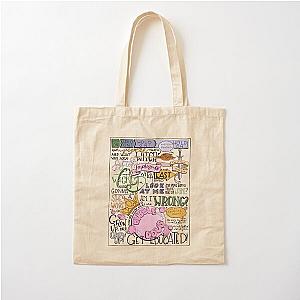 Colorized Wicked Witch of the East Cotton Tote Bag