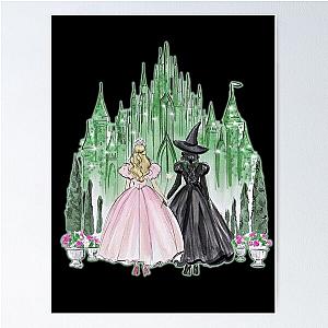 Wicked Castle Watercolor Poster