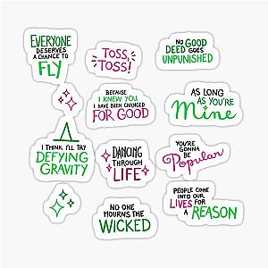 Wicked Iconic Sticker