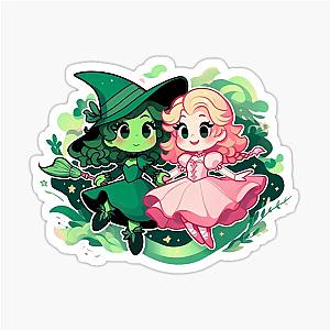Elphaba Glinda Wicked Musical Sticker