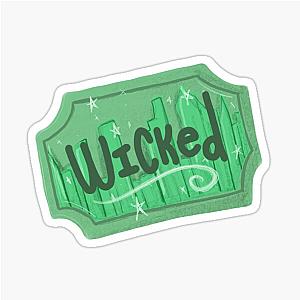 Wicked the Musical, Green Theatre Ticket Sticker