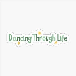 Wicked Musical Pastel Green Life Quote Sticker