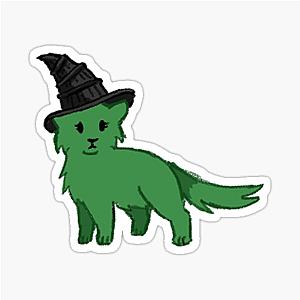 Wicked musical Elphaba Cat Sticker