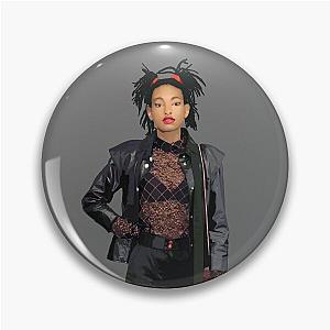 Willow Smith Realistic Digital Art Pin