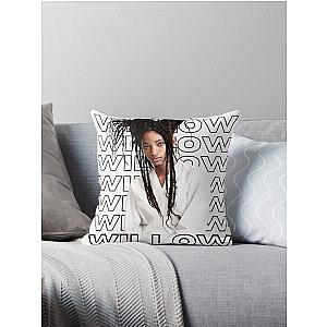 Willow Smith (Black Font) Throw Pillow