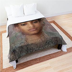 Willow Smith Portrait Overlay Comforter