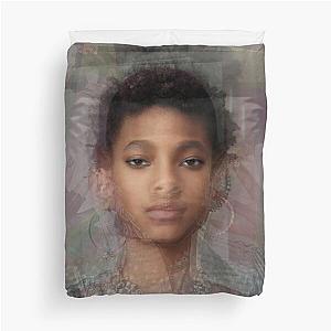 Willow Smith Portrait Overlay Duvet Cover