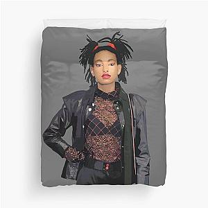 Willow Smith Realistic Digital Art Duvet Cover