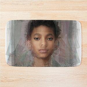 Willow Smith Portrait Overlay Bath Mat