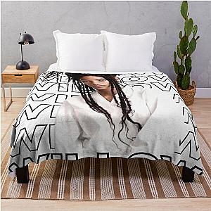 Willow Smith (Black Font) Throw Blanket