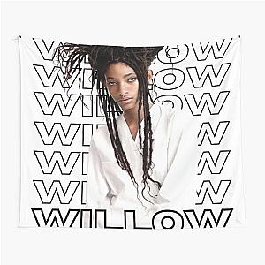 Willow Smith (Black Font) Tapestry