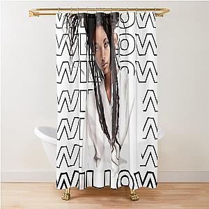 Willow Smith (Black Font) Shower Curtain