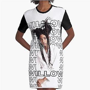 Willow Smith (Black Font) Graphic T-Shirt Dress