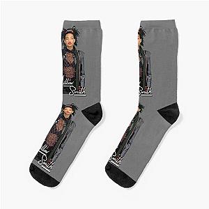 Willow Smith Realistic Digital Art with text Socks