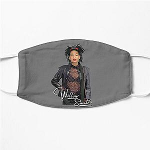 Willow Smith Realistic Digital Art with text Flat Mask