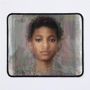 Willow Smith Portrait Overlay Mouse Pad