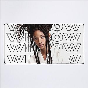 Willow Smith (Black Font) Desk Mat