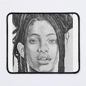 Willow Smith Pencil Drawing Mouse Pad