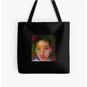 Willow Smith Fans All Over Print Tote Bag