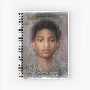 Willow Smith Portrait Overlay Spiral Notebook