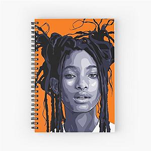 Willow Smith Vector Art Spiral Notebook