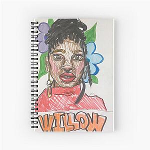 Willow Smith Portrait  Spiral Notebook