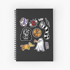 Will Wood Sticker Pack Spiral Notebook