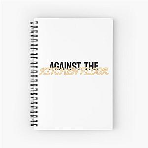 Against The Kitchen Floor Will Wood Spiral Notebook