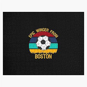 Epic Winger From Boston Vintage Soccer Classic T-Shirt Jigsaw