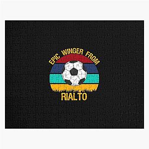 Epic Winger From Rialto Vintage Soccer Classic T Shirt Jigsaw Puzzle