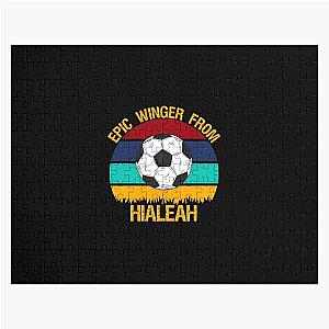 Epic Winger From Hialeah Vintage Soccer Classic T-Shirt Jigsaw Puzzle